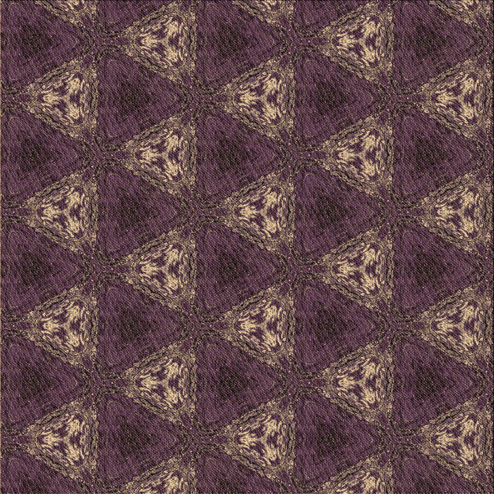 Round Patterned Dark Almond Brown Rug, pat356brn