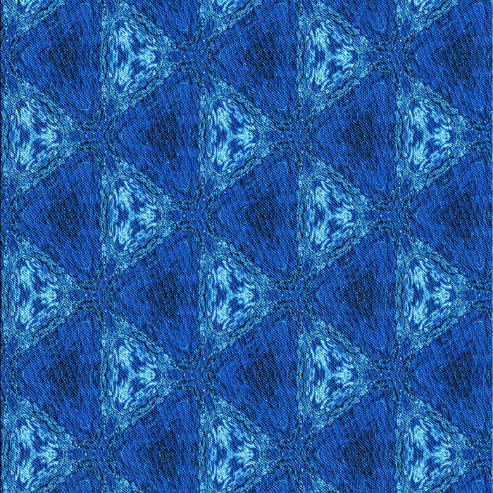 Patterned Blueberry Blue Rug, pat356lblu