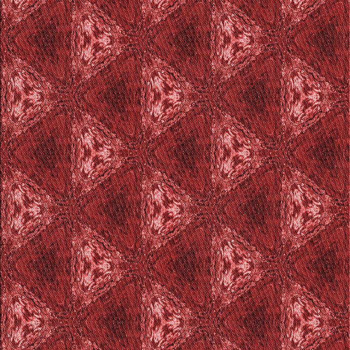 Patterned Tomato Red Rug, pat356rd
