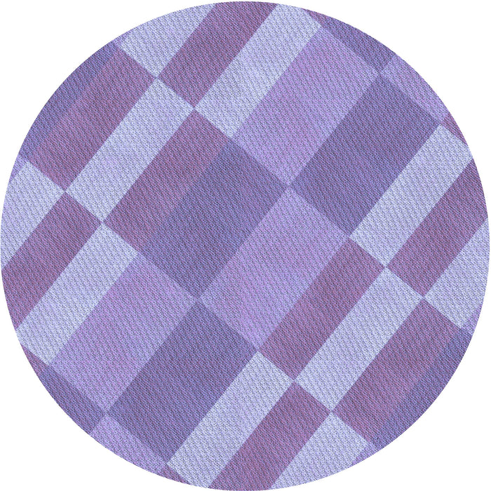 Square Patterned Purple Mimosa Purple Rug, pat3560blu