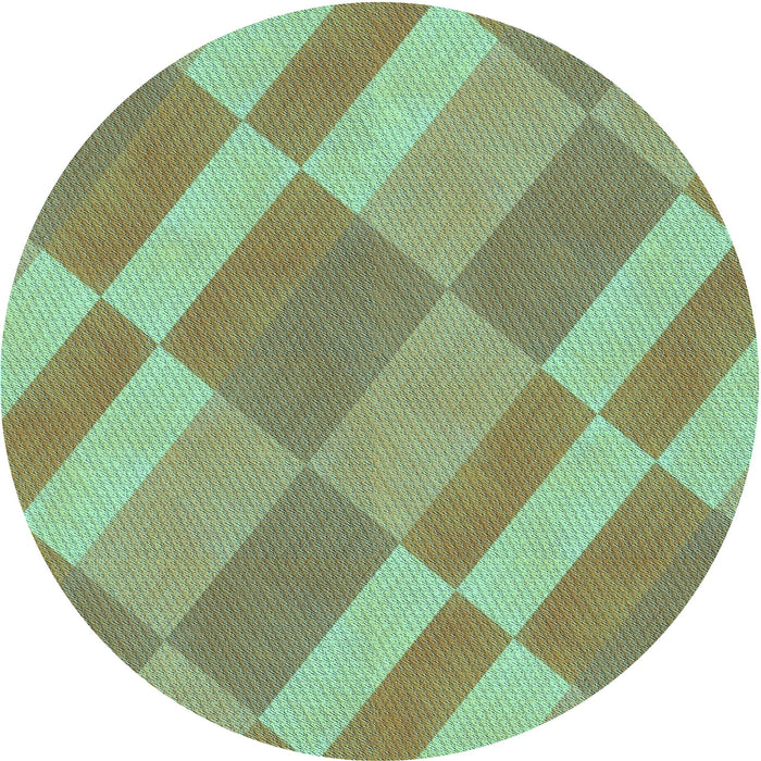 Square Machine Washable Transitional Pastel Green Rug in a Living Room, wshpat3560lblu