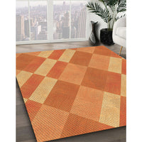 Patterned Orange Rug, pat3560org