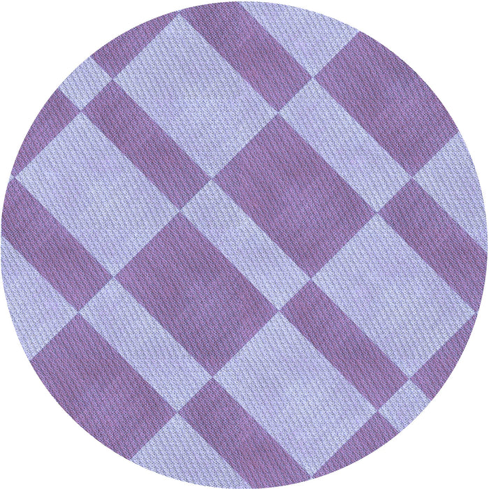 Square Machine Washable Transitional Medium Purple Rug in a Living Room, wshpat3561blu