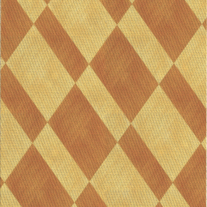 Patterned Neon Orange Rug, pat3561brn