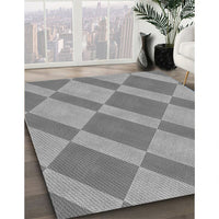 Patterned Dark Gray Rug, pat3561gry
