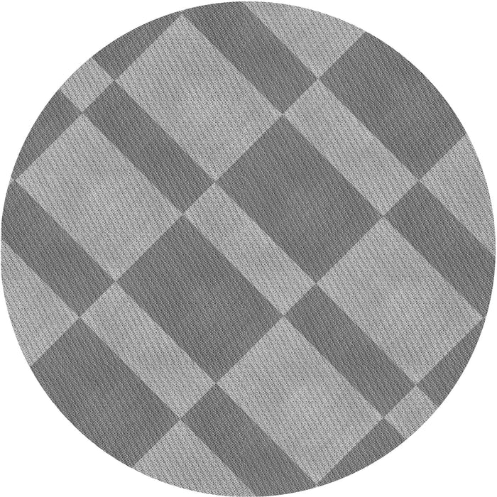 Square Machine Washable Transitional Dark Gray Rug in a Living Room, wshpat3561gry