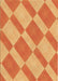 Patterned Orange Rug, pat3561org