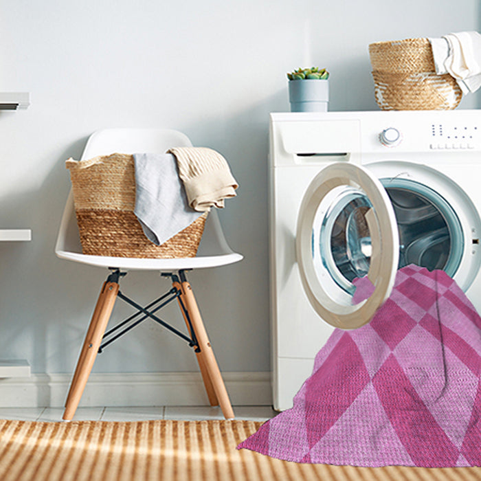 Machine Washable Transitional Violet Purple Rug in a Washing Machine, wshpat3561pur