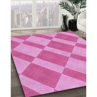 Patterned Violet Purple Rug, pat3561pur