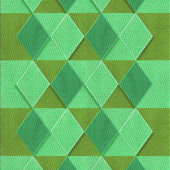 Patterned Neon Green Rug, pat3562grn