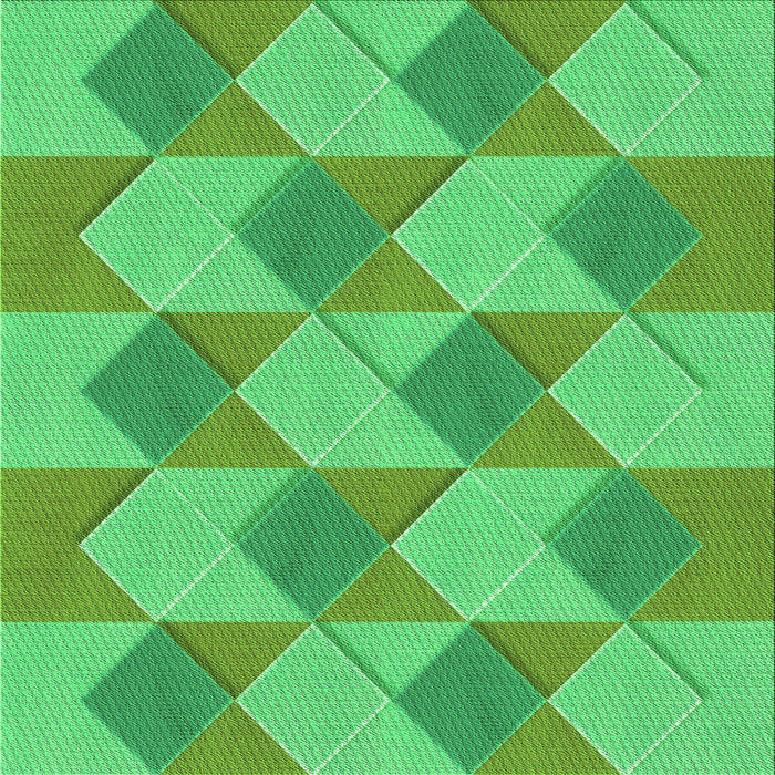 Round Patterned Neon Green Rug, pat3562grn