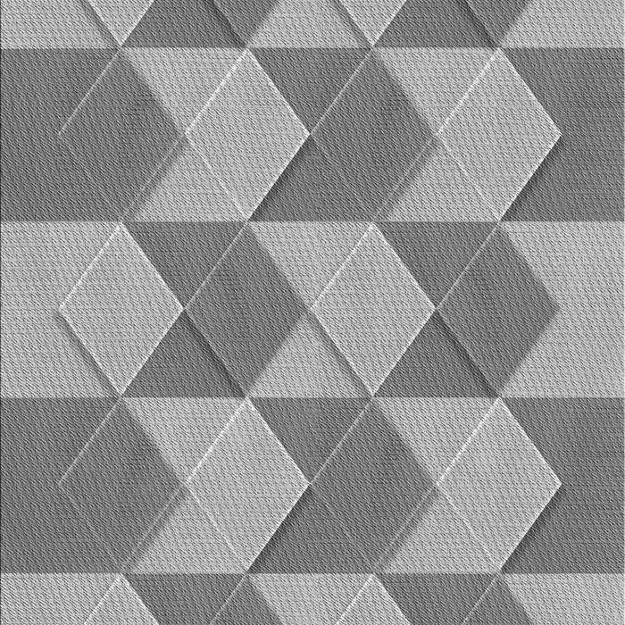 Patterned Cloud Gray Rug, pat3562gry