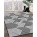 Machine Washable Transitional Cloud Gray Rug in a Family Room, wshpat3562gry