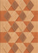 Patterned Orange Rug, pat3562org