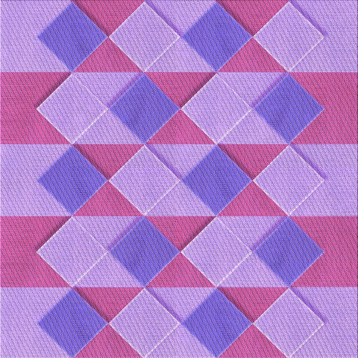 Round Machine Washable Transitional Bright Lilac Purple Rug, wshpat3562pur