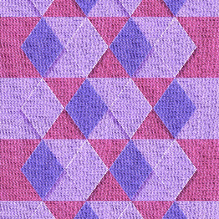 Machine Washable Transitional Bright Lilac Purple Rug, wshpat3562pur