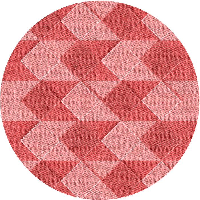 Square Machine Washable Transitional Ruby Red Rug in a Living Room, wshpat3562rd