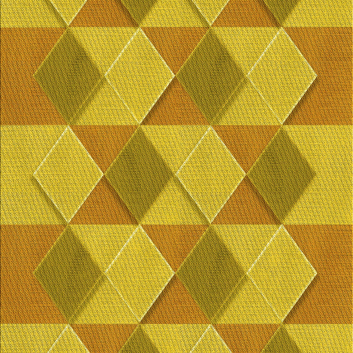 Machine Washable Transitional Deep Yellow Rug, wshpat3562yw