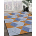 Machine Washable Transitional Light Steel Blue Rug in a Family Room, wshpat3562