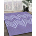 Machine Washable Transitional Purple Mimosa Purple Rug in a Family Room, wshpat3563blu