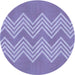 Square Patterned Purple Mimosa Purple Rug, pat3563blu