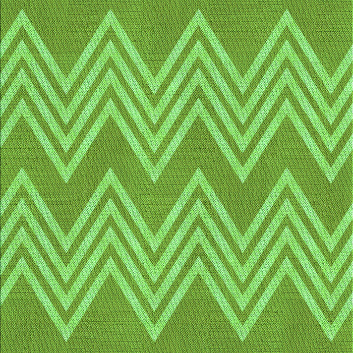 Machine Washable Transitional Emerald Green Rug, wshpat3563grn