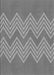 Machine Washable Transitional Gray Rug, wshpat3563gry