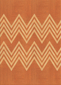 Machine Washable Transitional Orange Rug, wshpat3563org