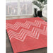 Machine Washable Transitional Red Rug in a Family Room, wshpat3563rd