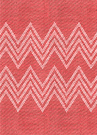 Machine Washable Transitional Red Rug, wshpat3563rd