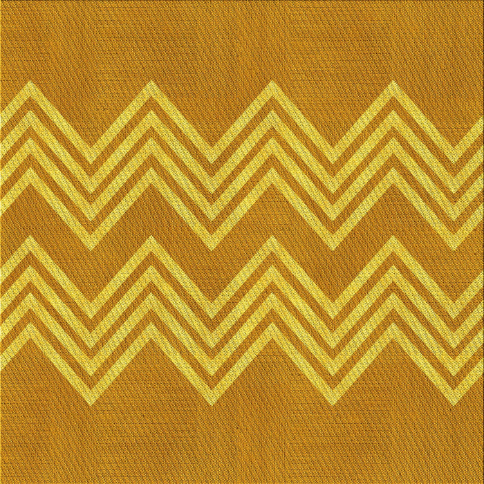 Round Machine Washable Transitional Orange Rug, wshpat3563yw