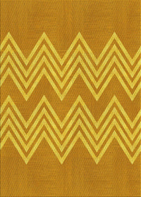 Machine Washable Transitional Orange Rug, wshpat3563yw