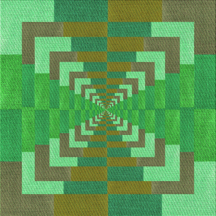 Round Machine Washable Transitional Seaweed Green Rug, wshpat3564grn