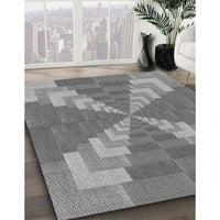 Patterned Ash Gray Rug, pat3564gry