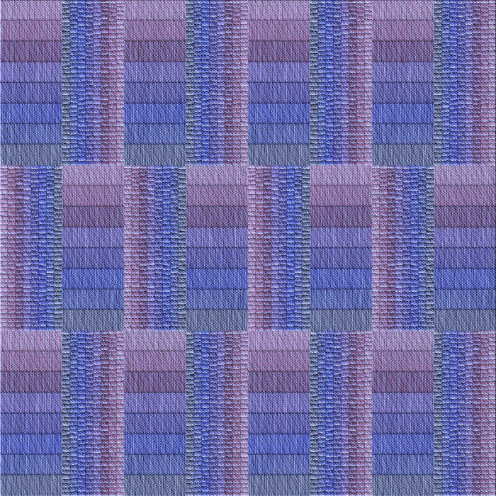 Round Patterned Deep Periwinkle Purple Rug, pat3565blu