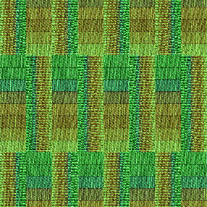 Machine Washable Transitional Seaweed Green Rug, wshpat3565grn