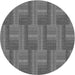 Square Patterned Gunmetal Gray Rug, pat3565gry