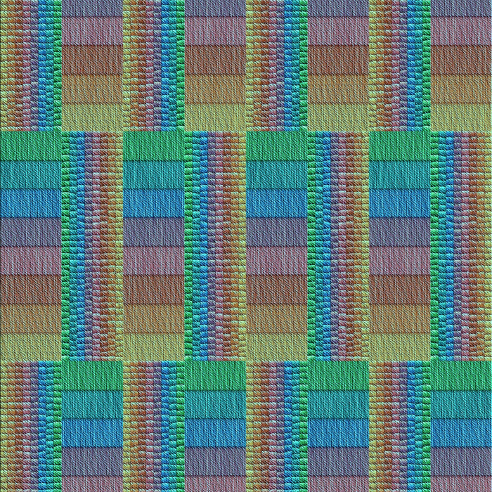 Patterned Mint Green Rug, pat3565lblu