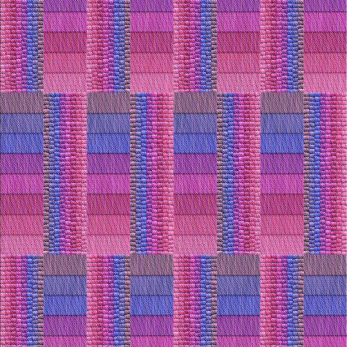 Patterned Magenta Pink Rug, pat3565pur