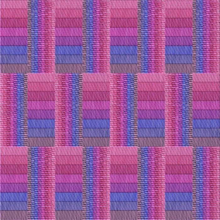 Round Machine Washable Transitional Magenta Pink Rug, wshpat3565pur