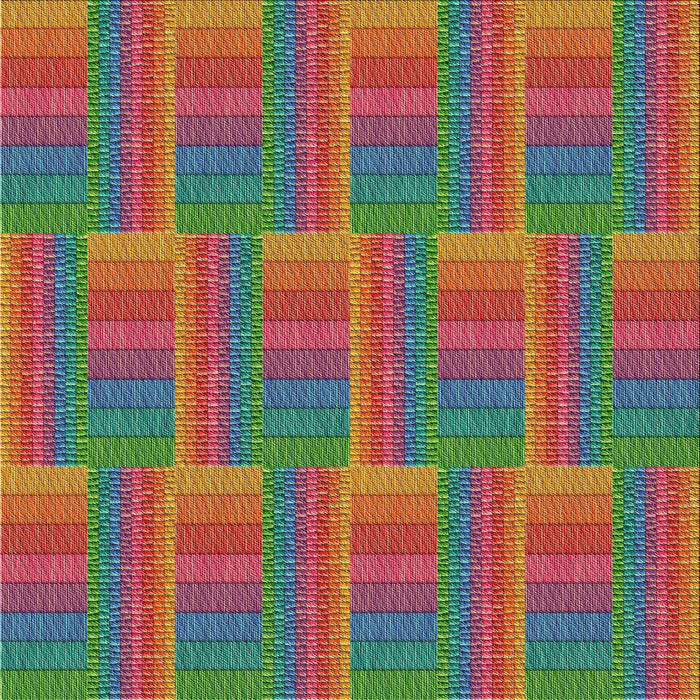 Square Patterned Green Modern Rug, pat3565