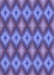 Patterned Amethyst Purple Rug, pat3566blu