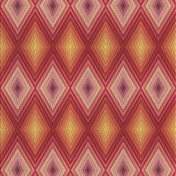 Patterned Orange Rug, pat3566brn