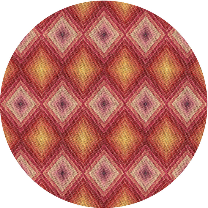 Square Machine Washable Transitional Orange Rug in a Living Room, wshpat3566brn