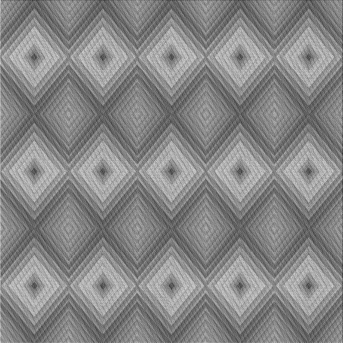 Round Patterned Gray Rug, pat3566gry