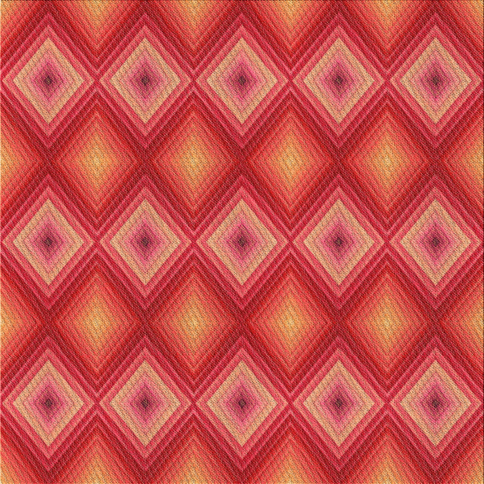 Round Machine Washable Transitional Bright Orange Rug, wshpat3566org