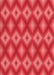 Patterned Red Rug, pat3566rd