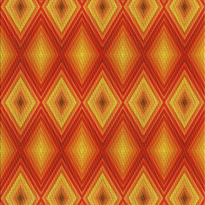 Patterned Neon Orange Rug, pat3566yw