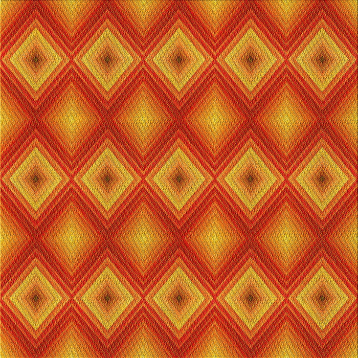 Round Machine Washable Transitional Neon Orange Rug, wshpat3566yw