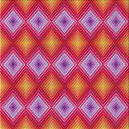 Square Patterned Blush Red Pink Novelty Rug, pat3566